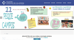 Desktop Screenshot of colegiocerradodecalderon.es